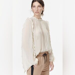MUNTHE • See Through White Blouse